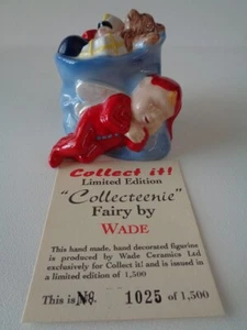 WADE COLLECTEENIE FAIRY FIGURINE L/E 1025 OF 1,500 + CERTIFICATE & BOX NEW - Picture 1 of 3