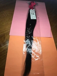 9A Aliba BRAZILIAN BUNDLE_Natural Straight WVG 24"_#NATURAL BLACK - Picture 1 of 7