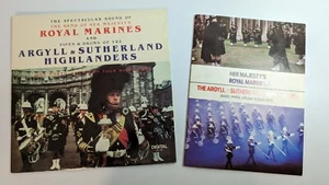 Royal Marines Argyll & Sutherland Highlanders Pipes & Drums Vinyl Record w/ Book - Picture 1 of 11