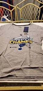 St. Louis Blues NHL Women's 2019 Stanley Cup champion shirt by fanatics L - Picture 1 of 4