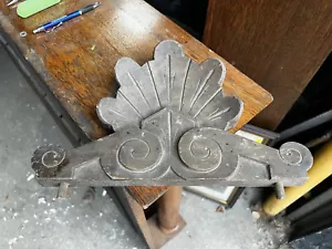 Vintage Eiche oder Kastanie Möbel Endverzierung 13,5x8x2 1/8"" - Bild 1 von 13