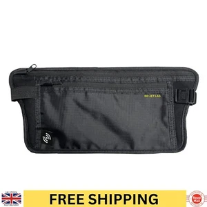 Travel Money Pouch Belt Secure Passport Anti Theft RFID Blocking Safety Bum Bag - Picture 1 of 6