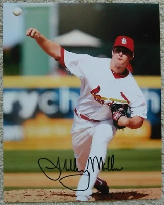 谢尔比·米勒签名亲笔签名 8 x 10 照片圣路易斯红雀勇士队 1xAS — 第 1/2 张图片