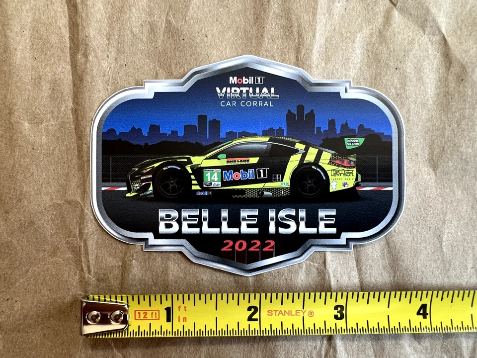 Calcomanía adhesiva Mobil 1 IMSA Lexus Belle Isle Detroit 2022, original, NUEVO Foto 1 de 1