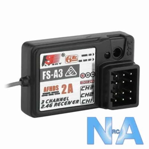 Receptor Flysky FS-A3 RX Fly Sky 3 canales 2.4G AFHDS2A AFHDS 2A barco - Imagen 1 de 3