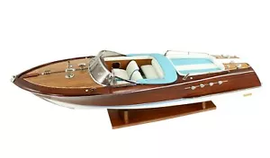 Riva Aquarama Modell Boot, Großes italienisches Runabout, Luxus Rennboot 89 cm - Bild 1 von 8