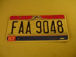 2000's Ohio License Plate - Sunrise / Birthplace of Aviation, VG+ - Picture 1 of 3