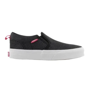Zapatos sin cordones Vans Asher Junior negros/magenta brillantes - Imagen 1 de 3