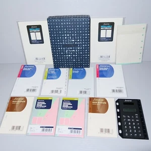 Filofax Pocket/Mini Refill Bundle x 13 (Notepaper A-Z Pocket Calculator) - Picture 1 of 12
