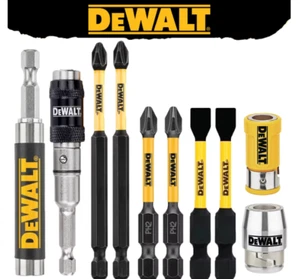 DEWALT Drill Bits Set 10 PCS Tool Attachments Magnetic DT70547T DT7505 DW2054 - Picture 1 of 11
