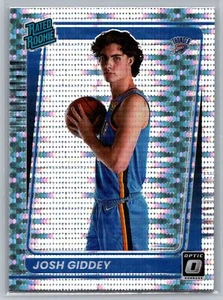 Donruss Optic #152 Josh Giddey Silver Pulsar Prizm 2021-22 exclusivo - Imagen 1 de 2