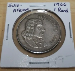 South Africa - 1 Rand 1966 Jan Van Riebeeck Silver - Picture 1 of 4