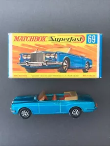Matchbox Superfast No 69 Rolls Royce Silver Shadow In Its Original Box -Nr Mint - Picture 1 of 12