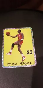 1985-1986 to present Michael Jordan NBA Prism Jewel Vending Machine Sticker Card - Picture 1 of 5