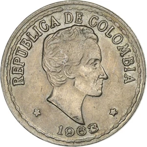 [#1164994] Colombia, 20 Centavos, 1963, Copper-nickel, EF, KM:215.2 - Picture 1 of 2
