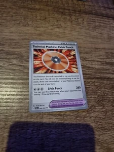 Paldean Fates Technical Machine Crisis Punch Uncommon 090/091 Regular Non Shiny - Picture 1 of 1