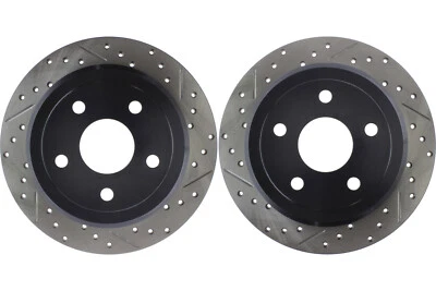 Par trasero de rotor de freno de disco Stoptech para Jeep Wrangler 2007-2018 (44811) Foto 1 de 4