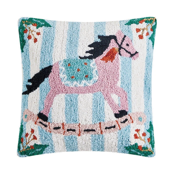 Pekín Artesanía - Almohada Caballo Rayas Acebo 16" - 31AV108C16SQ Foto 1 de 1