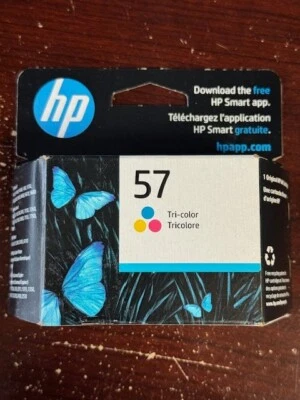 Cartucho de tinta HP 57 tricolor cian magenta amarillo exp. 05/2022 Foto 1 de 4