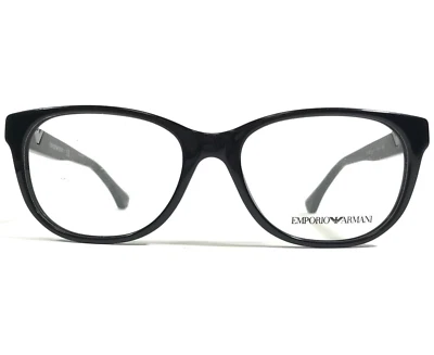 Monturas de gafas Emporio Armani EA3039 5017 pulidas negras redondas 52-16-140 Foto 1 de 4