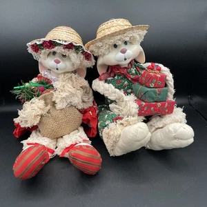 Floyd and Flossie Bunny Rabbits - House Of Lloyd Christmas Around the World - Picture 1 of 8