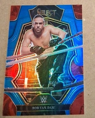 2023 Panini Select WWE Premier Level Blue Prizm 191/199 Rob Van Dam #180 RARE  - Image 1 of 3