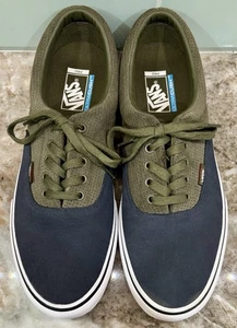 VANS “Off The Wall” Rare UltraCush PRO Skate Shoes Blue/Green Suede Men’s 13 NEW - Picture 1 of 10