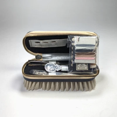 Vintage Travel Kit West Germany Austrian Leather Manicure Sewing  SEE DESCRIP - Image 1 of 4