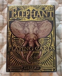 NUEVO ELEFANTE RETIRADO LÁMINA DE COBRE NAIPES EDICIÓN DESIERTO - Imagen 1 de 3