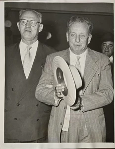 Roger "The Terrible" Touhy, Chicago Irish Mafia, 1954, Original Press Photo - Picture 1 of 2