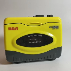 Vintage RCA All-Weather Sports Cassette Player RP-1500A Tested Works Bass Boost - Picture 1 of 11