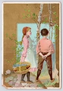 Carta commerciale vittoriana pubblicità McLaughlin's Best Coffee on Earth 1880 - Foto 1 di 2