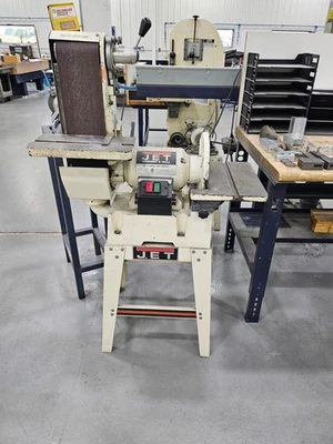 Lijadora de banda/disco de 12" Jet JSG-6DC 1.5HP 1PH 115/230V 6"x48" con soporte abierto Foto 1 de 3