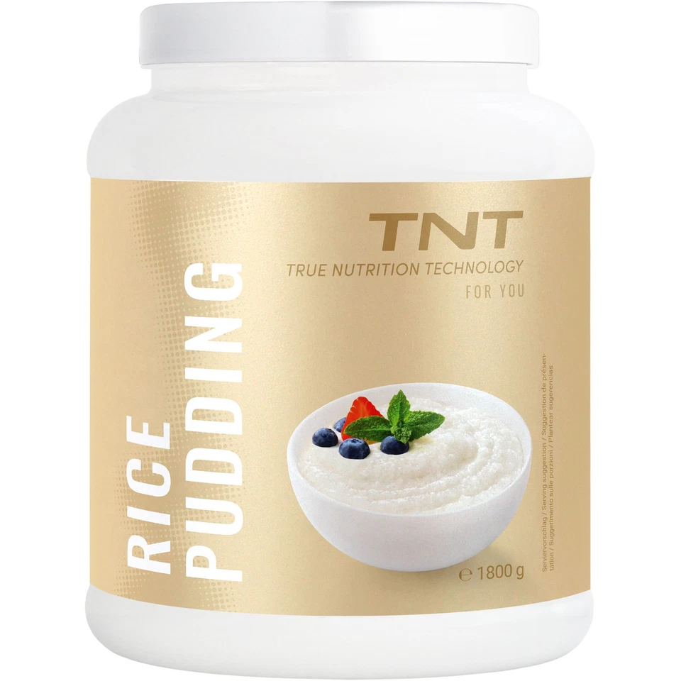 TNT Rice Pudding (1800g) - Extrudiertes Reismehl - Komplexe Kohlenhydrate