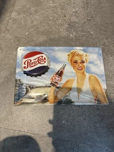 Blech Schild Neu OVP Pepsi Cola Werbung 30x20cm  - Bild 1 von 1