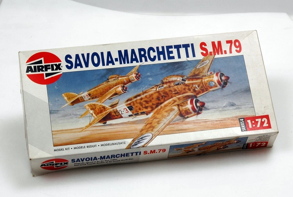 Savoia Marchetti SM 79 Series 4 Plastic Model Kit Scala 1/72 04007 Airfix - Immagine 1 di 1