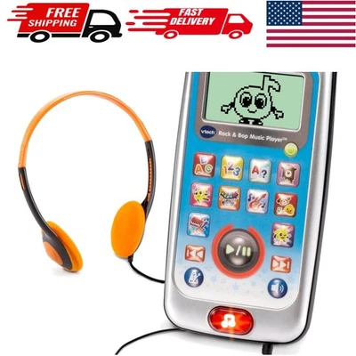 Reproductor de música Blue Rock and Bop - ¡Ideal para aprender letras, números y más! Foto 1 de 4