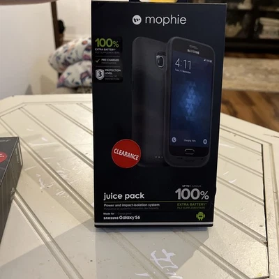 Mophie Juice Pack Up to 100% Battery Case  3300mAh Samsung Galaxy S6 Ships Free - Image 1 of 2