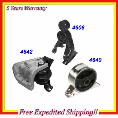 For 2003-2006 Mitsubishi Outlander 2.4L 2WD Engine Motor Mount Set 3PCS M596 - Image 1 of 4