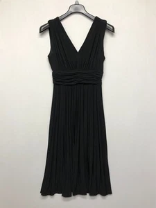 Suzi Chin for Maggy Boutique Women Sleeveless Dress Size 10 Black B245 -14 - Picture 1 of 13