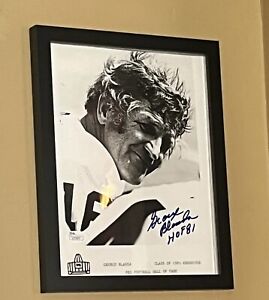 George Blanda Autographed & Framed 8x10 JSA COA Oakland Raiders