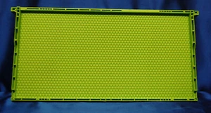 Bee Hive Medium Green Drone Frames Solid Plastic 9 1/8" Plastic NO INTERNATIONAL - Picture 1 of 4