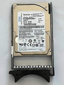 IBM 73GB 10K 2.5" SFF SAS Hard Drive 39R7366 40K1052 40K1020 - Picture 1 of 6