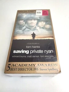 Saving Private Ryan (VHS, 2000, 2-Tape Set, Special Limited Edition) SEALED NEW - Foto 1 di 4