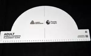 More details for avery dennison premier league football template curved/straight ruler adult