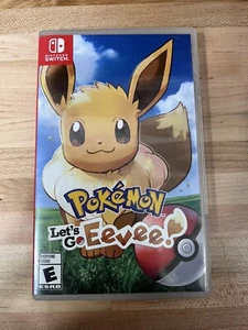 Pokemon Let's Go Eevee! Nintendo Switch Caja Original Funda Artística SOLO | Sin Juego - Imagen 1 de 3
