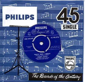Jimmy Lloyd:That's why I dream/Take a giant step:UK Philips:1959 - Picture 1 of 2