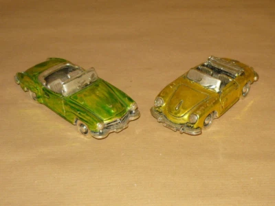 MERCEDES 190 SL + PORSCHE 356 COUPE' AUTOMODELLI MODEL CAR SCALA 1/43 - Immagine 1 di 4