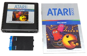 Pac-Man (Atari 5200, 1982) de Atari (cartucho, manual y una plantilla) NTSC #2 - Imagen 1 de 10