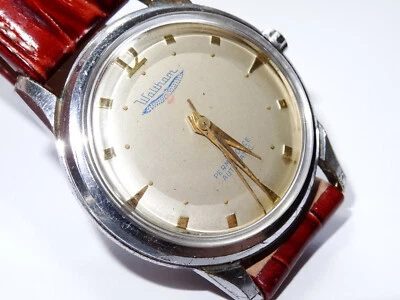 Mens Waltham Permaforce 37mm 17J Steel Auto Watch AS 1474N Flying Eagle Dial - Image 1 of 4